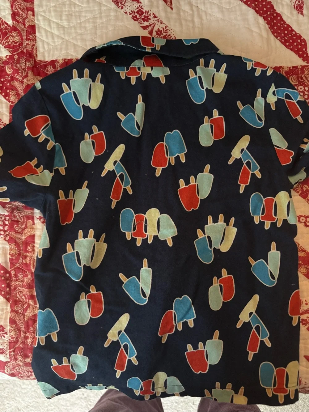 Old Navy SS Popsicle Button-Down 4T Shirt
